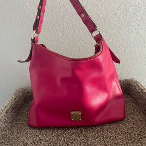 hot pink dooney and bourke purse